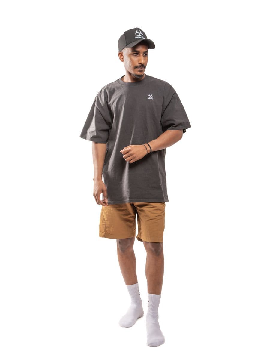 Oversize Bisiklet Yaka Tişört — alternatif görsel